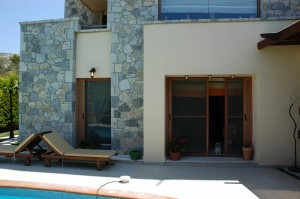 The living room entrance from the front yard